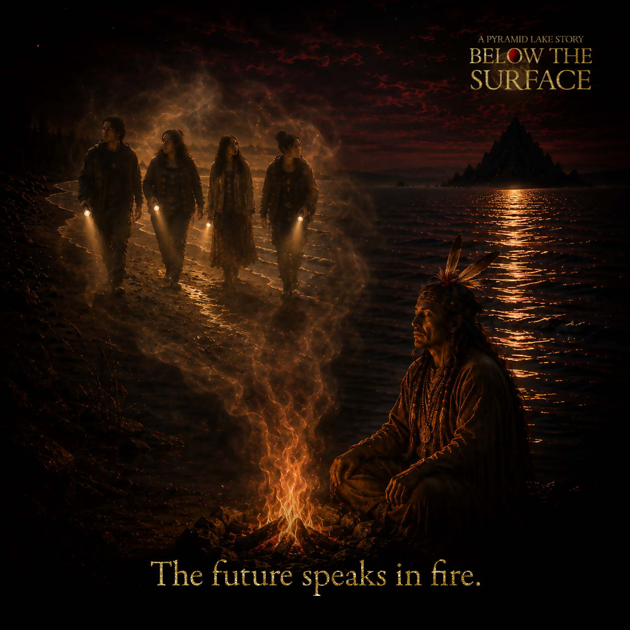 The future speaks in fire.